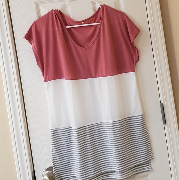 Tops - 🆕 Oversized Colorblock Tunic Top